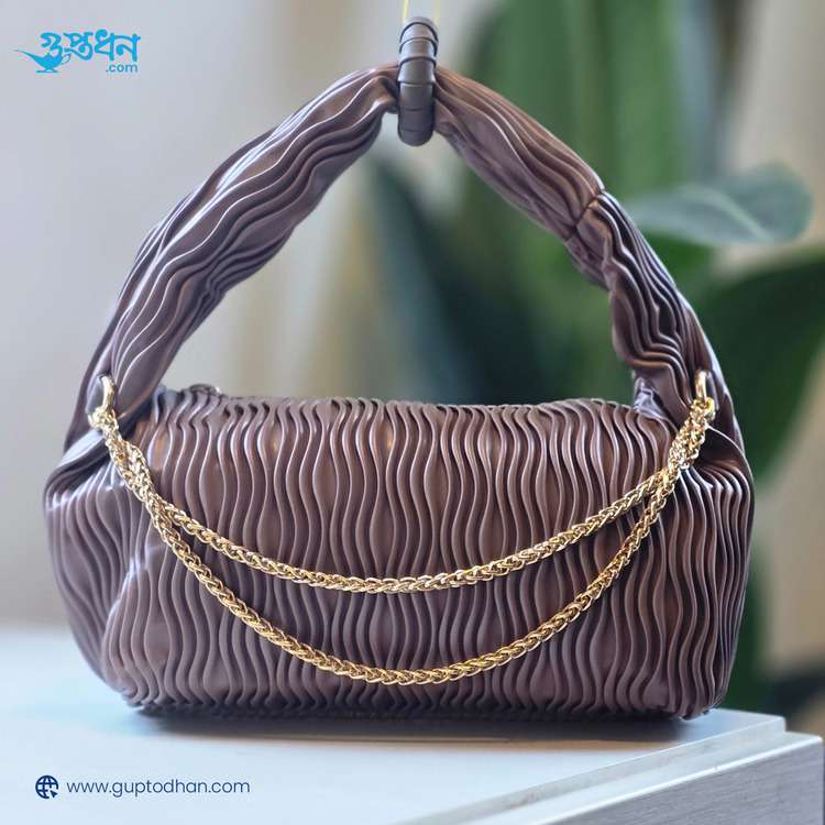 Fashion Handbag – Ladies Pleated Cloud Shoulder Bag, Elegant Top-Handle & Luxury Crossbody Bag for Women