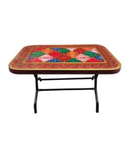 RFL Dining Table 4 Seat Semi Rtg S/L Print Rex Pro – Rose Wood (RW)